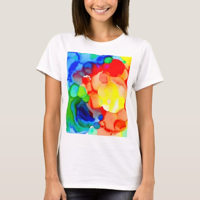 Camiseta Abstrato Cores (Frente)