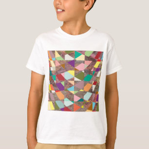 Camiseta Abstrato Cores Brilhante