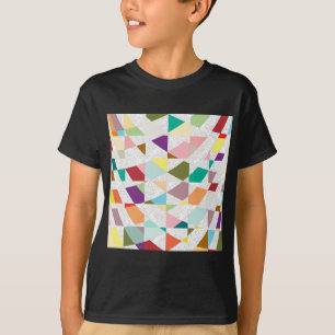Camiseta Abstrato - Cores - Damasco