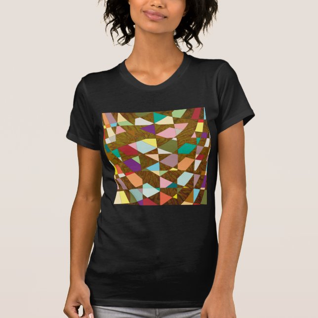 Camiseta Abstrato Cores Sun Burst (Frente)
