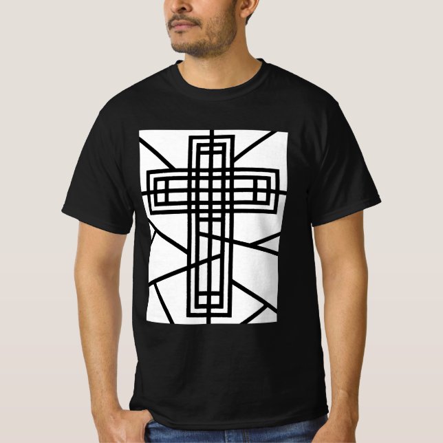 Camiseta Abstrato Cross Design (Frente)