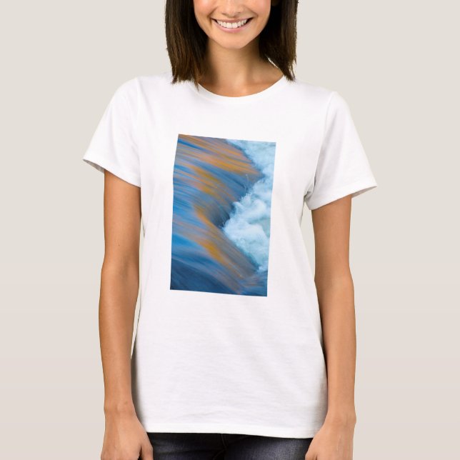 Camiseta Abstrato de água azul, Canadá (Frente)