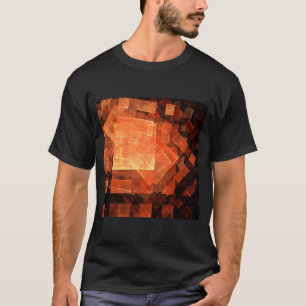 Camiseta Abstrato de Arte da Janela