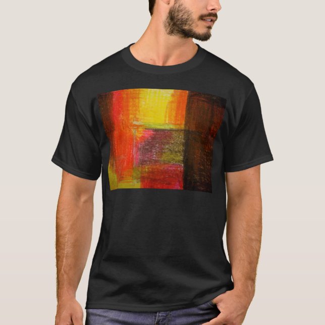 Camiseta Abstrato de Arte Moderna (Frente)