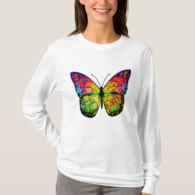 CAMISETA ABSTRATO DE BOTÃO (Frente)
