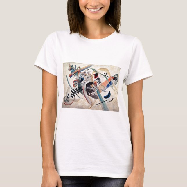 Camiseta Abstrato de composição Kandinsky (Frente)
