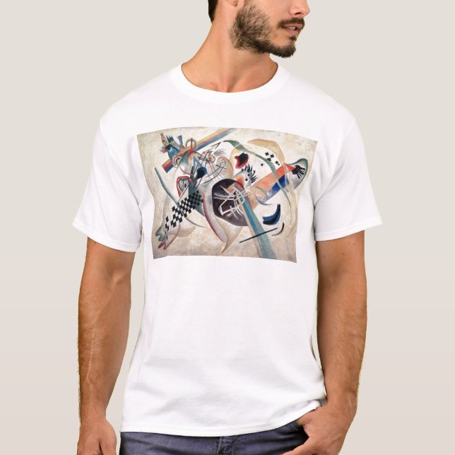 Camiseta Abstrato de composição Kandinsky (Frente)