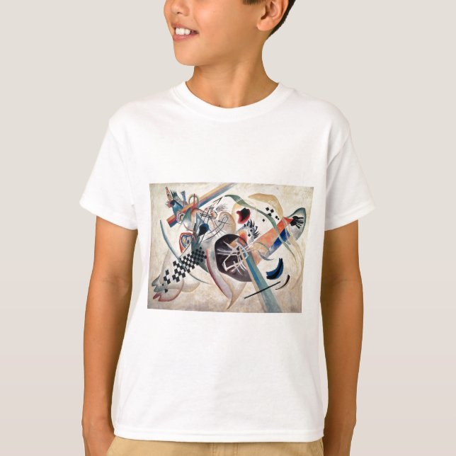 Camiseta Abstrato de composição Kandinsky (Frente)