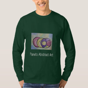 Camiseta Abstrato de de Arte Longa