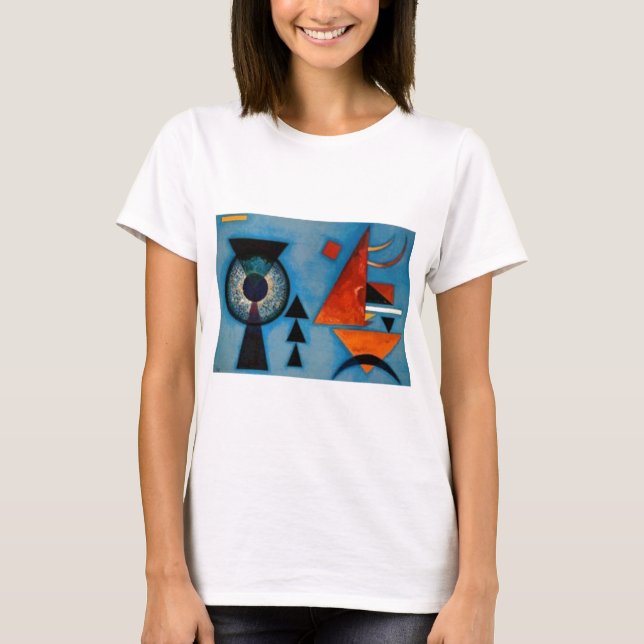 Camiseta Abstrato de Duro de Soft Kandinsky (Frente)