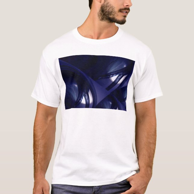 Camiseta Abstrato de Fantasia de Abstrato Futurística (Frente)