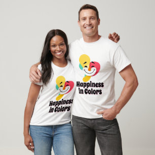 Camiseta Abstrato de Reprodução