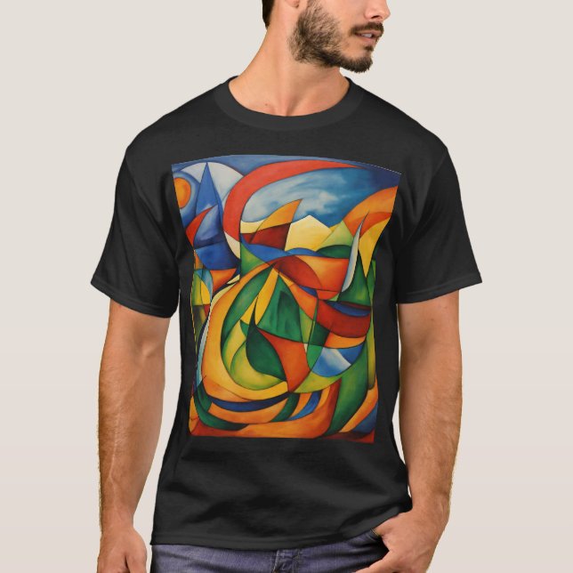 Camiseta ABSTRATO de T-Shirt ART (Frente)
