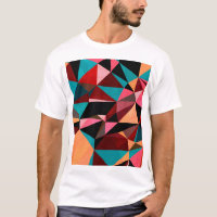 Abstrato de triângulo geométrico colorido