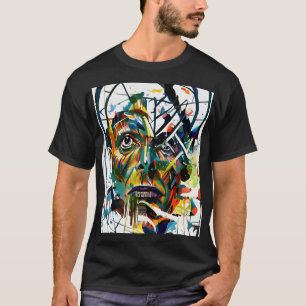 Camiseta Abstrato de uma alienígena