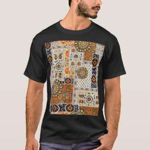 Camiseta Abstrato digital étnica: padrão sem costura