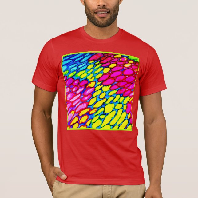 Camiseta Abstrato Dynamic Pattern Fusion Design (Frente)