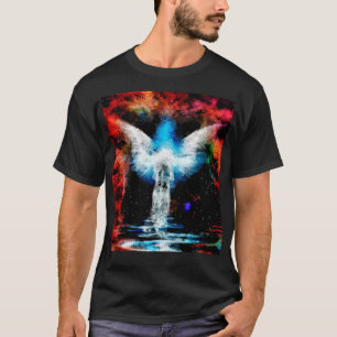 Camiseta Abstrato e asas