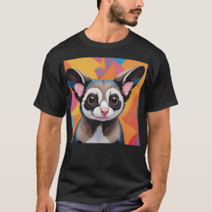 Camiseta Abstrato e Colorido de Açúcar Moderno