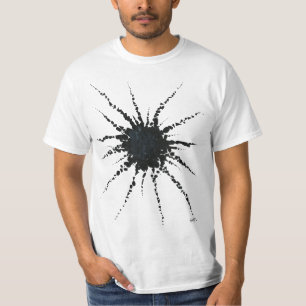 Camiseta Abstrato em fita e formas alfabéticas 3