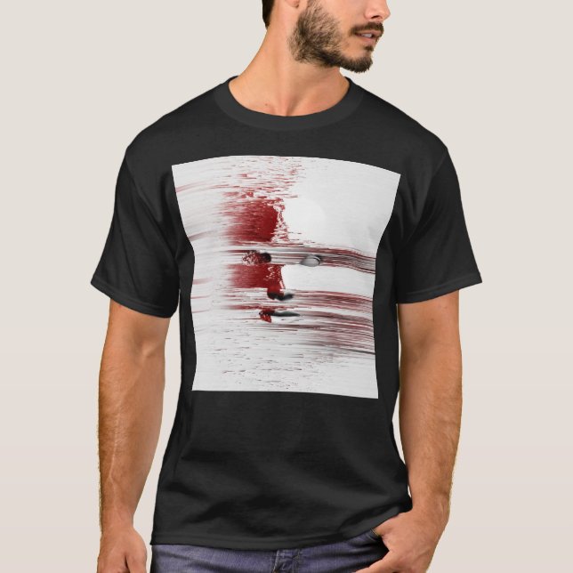 Camiseta Abstrato em vermelho (Frente)