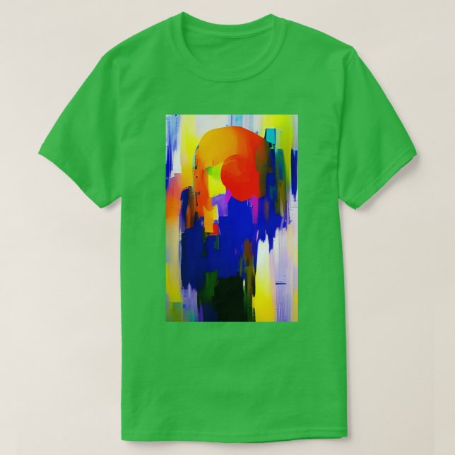 Camiseta Abstrato Expressionismo Wallpaper 6 (Frente do Design)