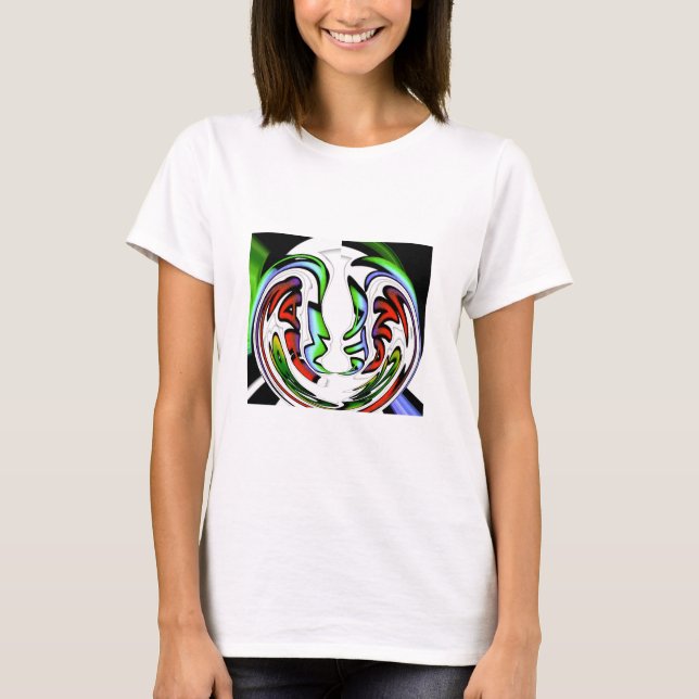 Camiseta Abstrato Face Hakuna Matata Art Impressão (Frente)