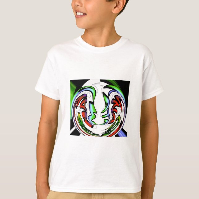Camiseta Abstrato Face Hakuna Matata Art Impressão (Frente)