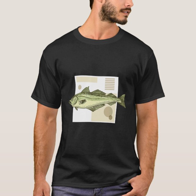 Camiseta Abstrato Fish Art (Frente)