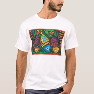 Camiseta Abstrato Fish Art Design