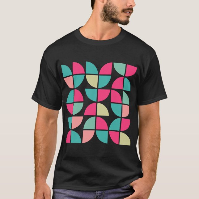 Camiseta Abstrato Geométrico 110421 - Camisa-T (Frente)