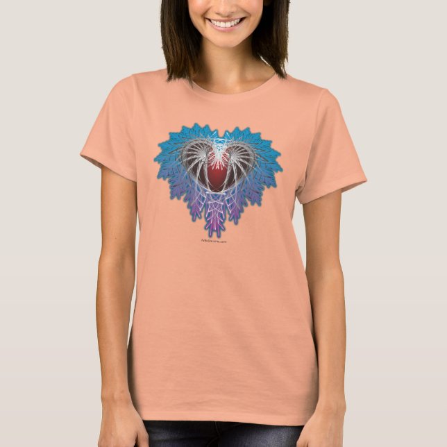 Camiseta Abstrato Heart (Frente)