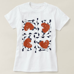 Camiseta Abstrato Hearts