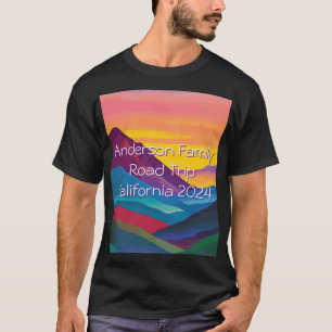Camiseta Abstrato Impressionista Minimalista Mountain Lands