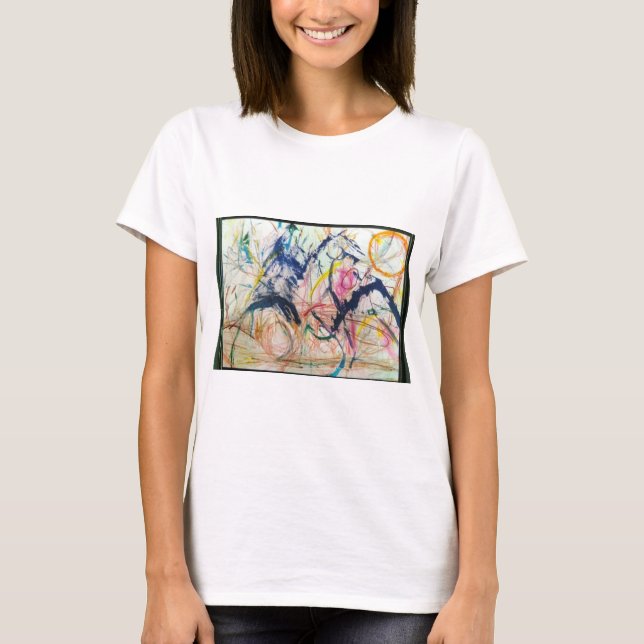 Camiseta Abstrato Jeff Hankamer Artjunkhaus (Frente)