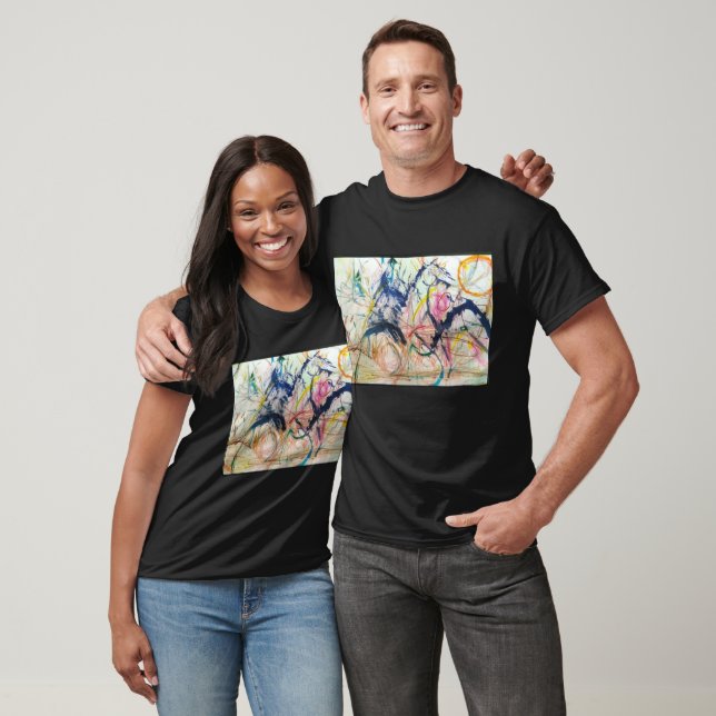 Camiseta Abstrato Jeff Hankamer Artjunkhaus (Unissex)