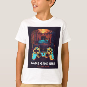 Camiseta Abstrato Joystick Game T-Shirt Designs