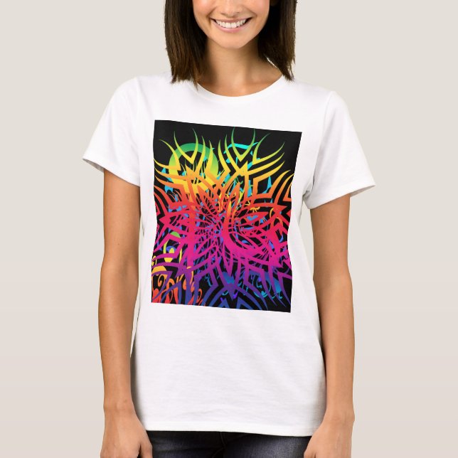 Camiseta Abstrato Jungle (Frente)
