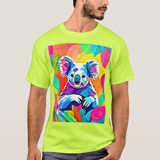 Camiseta Abstrato Koala Design (Frente)