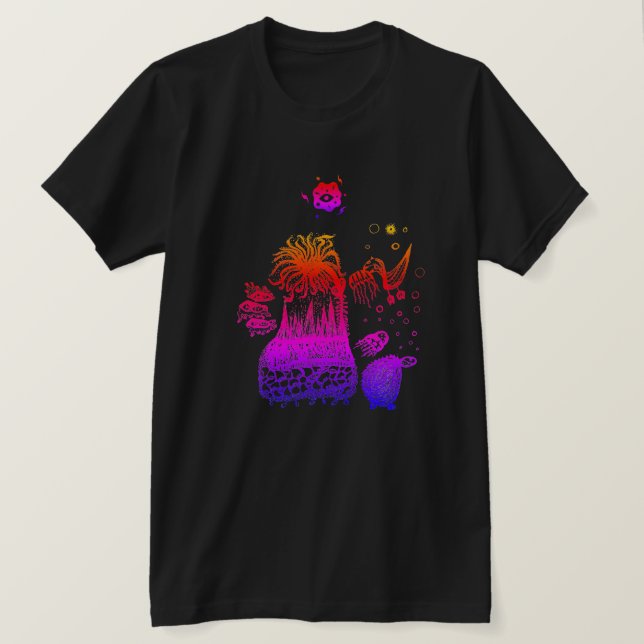 Camiseta Abstrato Legal colorido (Frente do Design)