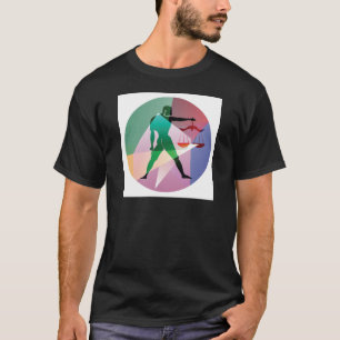 Camiseta abstrato libra