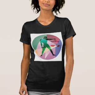 Camiseta abstrato libra