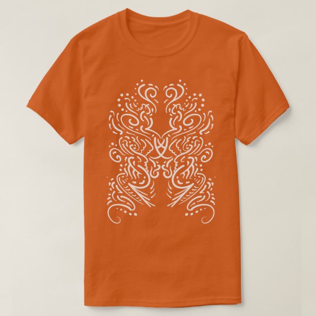 Camiseta Abstrato Mandala Yoga (Frente do Design)