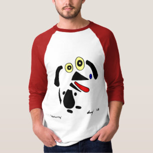 Camiseta Abstrato Mens Raglan T-Shirt
