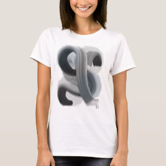 Camiseta Abstrato minimalista para mulheres