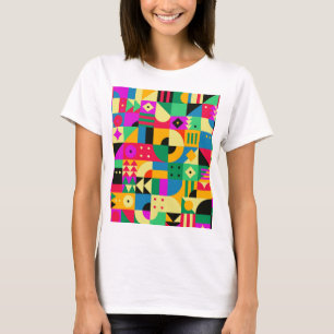 Camiseta Abstrato Modern Garden