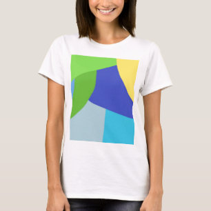 Camiseta abstrato moderna colorida