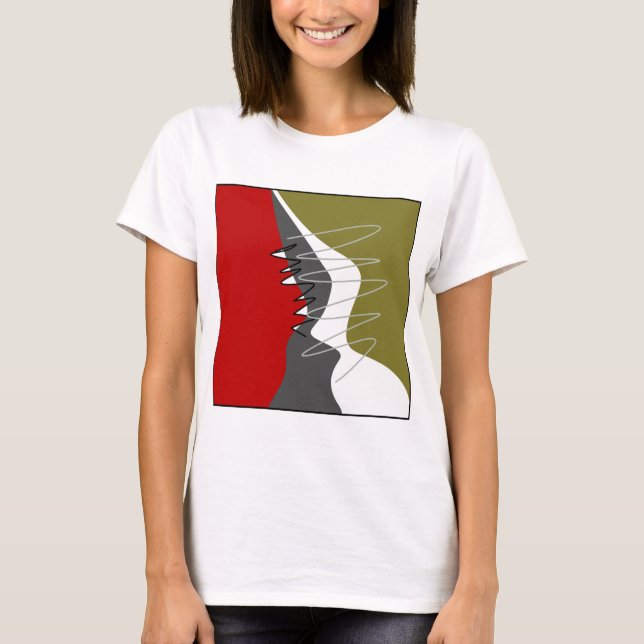 Camiseta Abstrato, Moderno, criativo, Travesseiro decorativ (Frente)