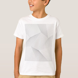 Camiseta Abstrato, moderno, simples, padrão dinâmico de l