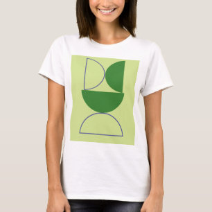 Camiseta abstrato molda arte